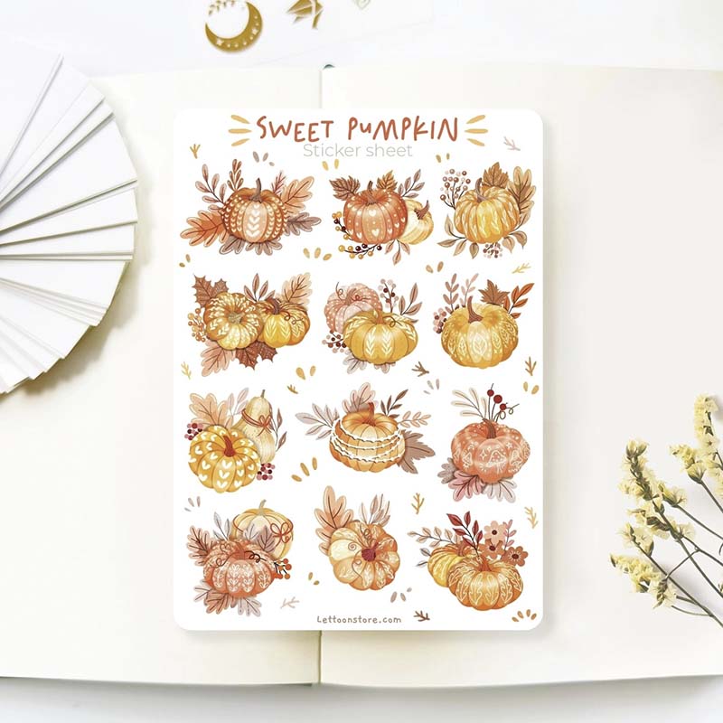 LETTOOn | Pegatinas Sweet Pumpkin