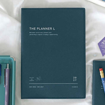 Iconic | Agenda The Planner L 2027 Steel Blue (Mensual)