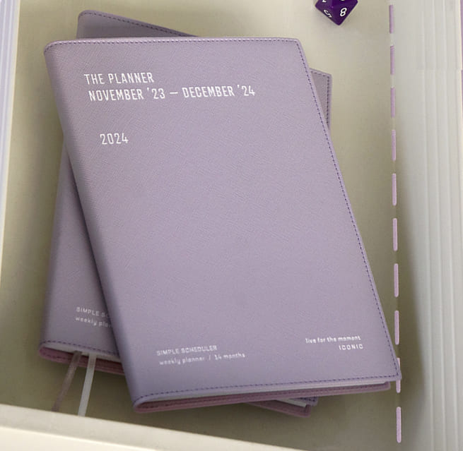 Iconic | Agenda The Planner M 2024 Lavender (Semanal)