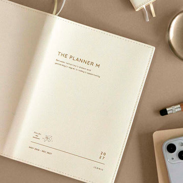 Iconic | Agenda The Planner M 2027 Milk White (Semanal)