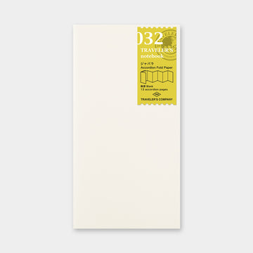 Traveler's Company | Regular Refill 032 Accordion Fold Paper
