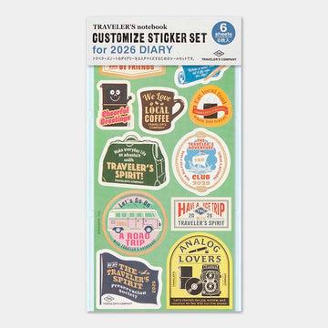 Traveler's Company | Set de Pegatinas Traveler's Notebook 2026