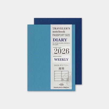 Traveler's Company | Recambio Agenda Traveler's Notebook Passport Semanal 2026