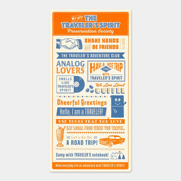 Traveler's Company | Plantilla de Escritura Traveler's Notebook Regular 2026