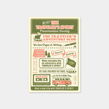 Traveler's Company | Plantilla de Escritura Traveler's Notebook Passport 2026