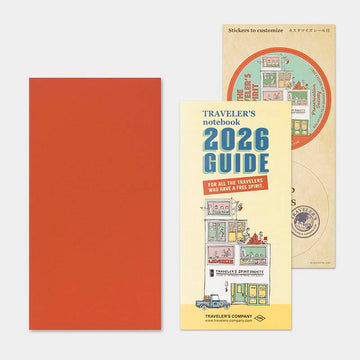 Traveler's Company | Recambio Agenda Traveler's Notebook Regular 2026 (Mensual)