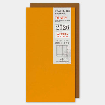 Traveler's Company | Recambio Agenda Traveler's Notebook Regular Vertical 2025 (Semanal)
