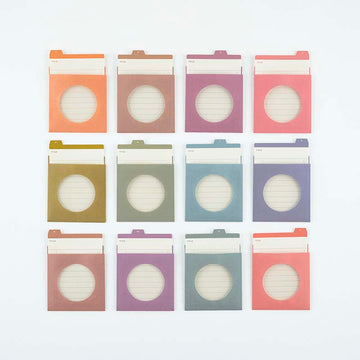 Hobonichi | Sobres Index TSUKI no IRO: 12 Month