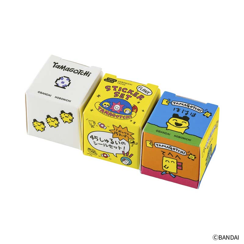 Hobonichi | Pegatinas Flake Tamagotchi (Set de 3 Cajas)
