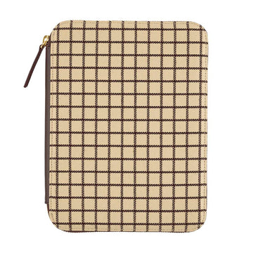 Hobonichi | Agenda Hobonichi Cousin A5 Taut Zipped (Cafe au Lait Plaid) 2025