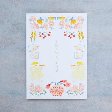 Dodolulu | Tarjeta de Agradecimiento Flute