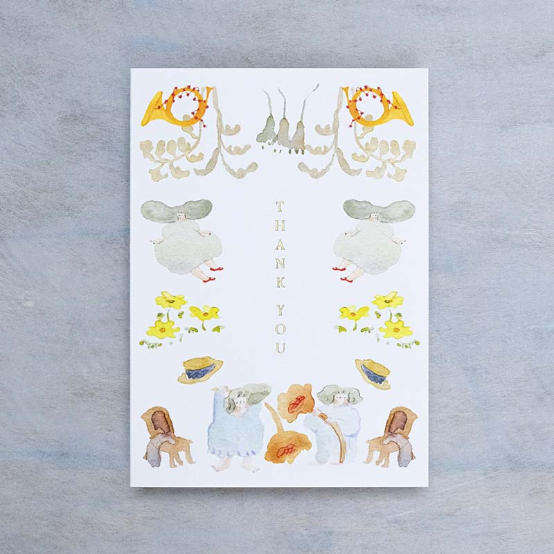 Dodolulu | Tarjeta de Agradecimiento French Horn