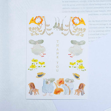 Dodolulu | Tarjeta de Agradecimiento French Horn