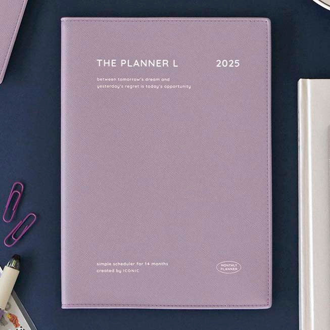 Iconic | Agenda The Planner L 2025 Lavender (Mensual)