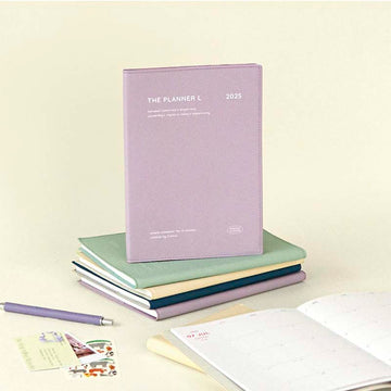 Iconic | Agenda The Planner L 2025 Cream Mint (Mensual)