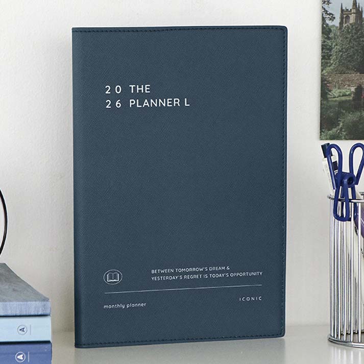 Iconic | Agenda The Planner L 2026 Steel Blue (Mensual)