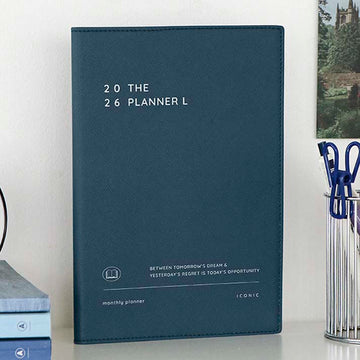 Iconic | Agenda The Planner L 2026 Steel Blue (Mensual)
