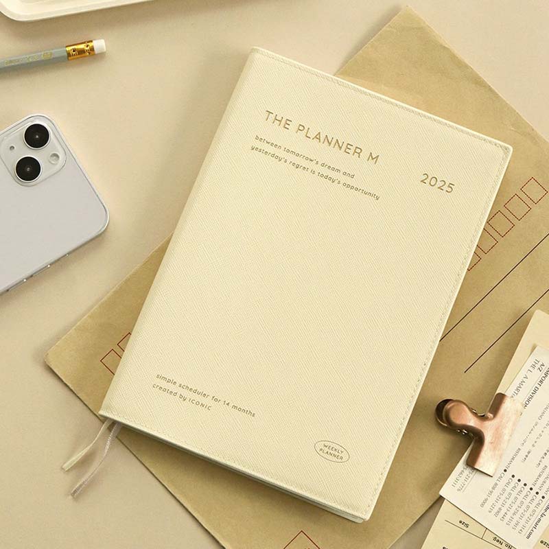 Iconic | Agenda The Planner M 2025 French Cream (Semanal)