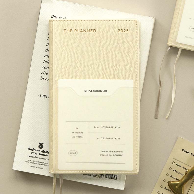 Iconic | Agenda The Planner S 2025 French Cream (Semanal)