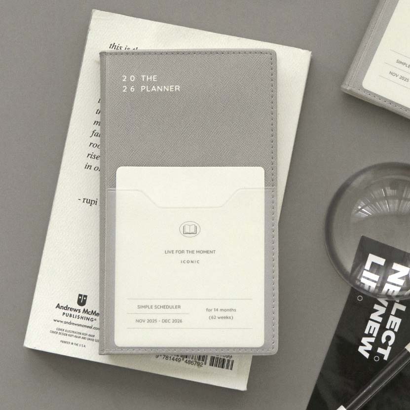 Iconic | Agenda The Planner S 2026 Light Grey (Semanal)