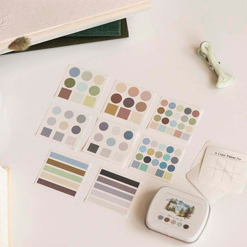 MU Lifestyle | Set de Pegatinas Mini Tin Palette 01 Moriyama