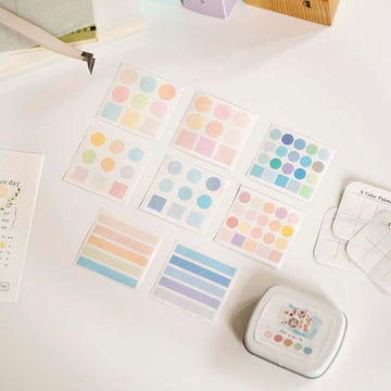 MU Lifestyle | Set de Pegatinas Mini Tin Palette 03 Picnic