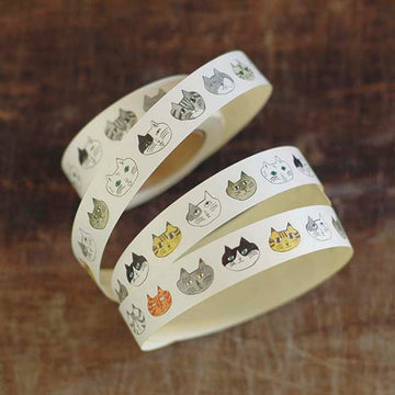 Classiky | Pegatinas en Rollo Toranekobonbon Cat 18mm