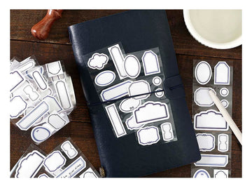 Infeel.me | Pegatinas en Rollo Transcription Frame Glacial Lake