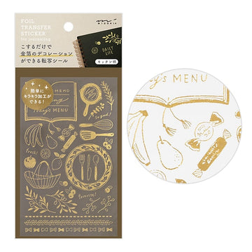 Midori | Gold Kitchen Transfer Stickers