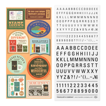Traveler's Company | Set de Pegatinas Traveler's Notebook 2027