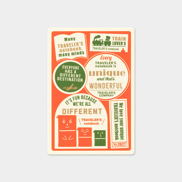 Traveler's Company | Plantilla de Escritura Traveler's Notebook Passport 2027