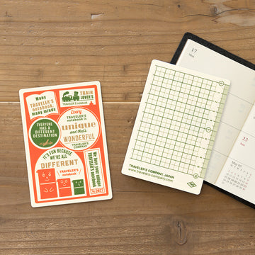 Traveler's Company | Plantilla de Escritura Traveler's Notebook Passport 2027