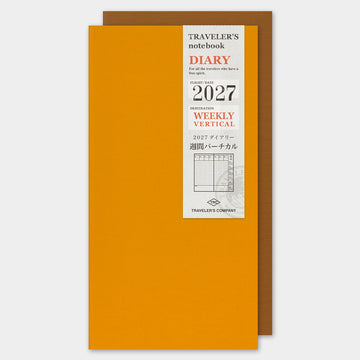 Traveler's Company | Recambio Agenda Traveler's Notebook Regular Vertical 2027 (Semanal)