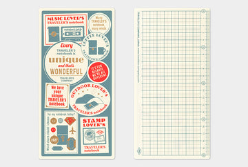 Traveler's Company | Plantilla de Escritura Traveler's Notebook Regular 2027