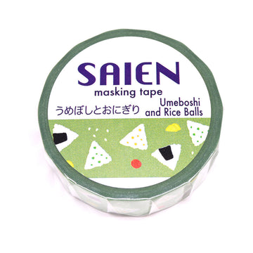 Saien | Umeboshi And Rice Balls Washi Tape