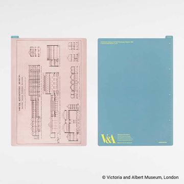 Hobonichi | Plantilla de Escritura Pencil Board A5 V&A Series (Architectural Drawing)