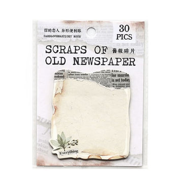 Card Lover | Vintage Collection Scraps Of Old Newspaper