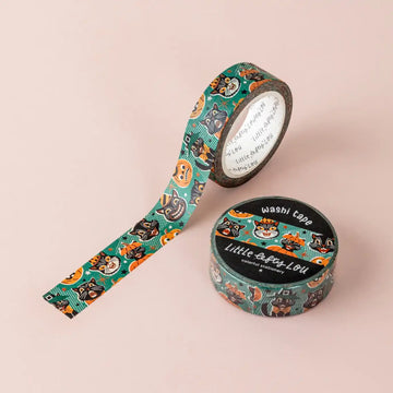 Little Lefty Lou | Vintage Halloween Washi Tape Green