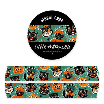 Little Lefty Lou | Vintage Halloween Washi Tape Green