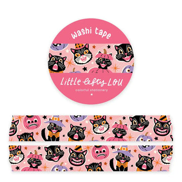 Little Lefty Lou | Vintage Halloween Washi Tape Pink