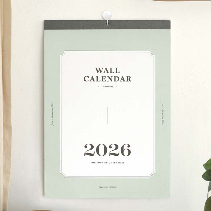 Iconic | Calendario de Pared Wall 2026