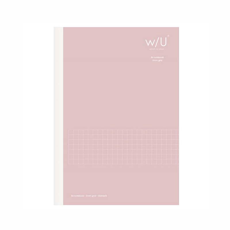 Nakabayashi | Cuaderno W/U B6 Shell Pink (Cuadros)