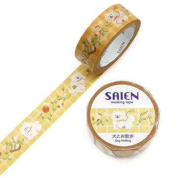 Saien | Dog Walking Washi Tape
