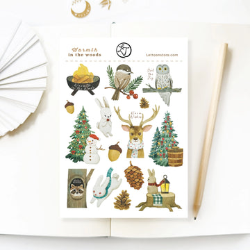 LETTOOn | Pegatinas Warmth in the Woods