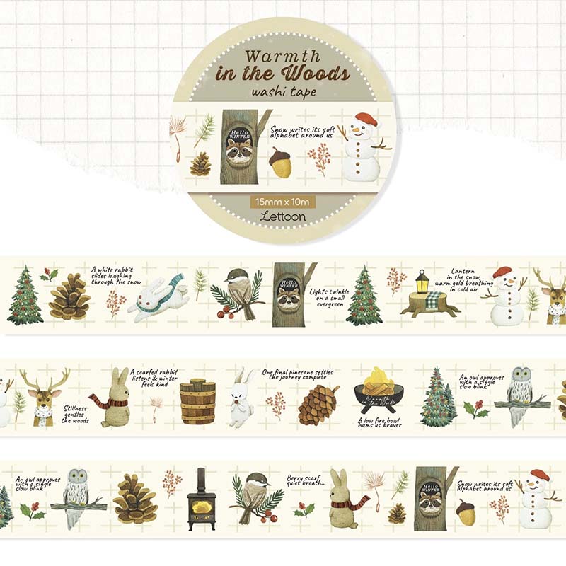 LETTOOn | Warmth in the Woods Washi Tape