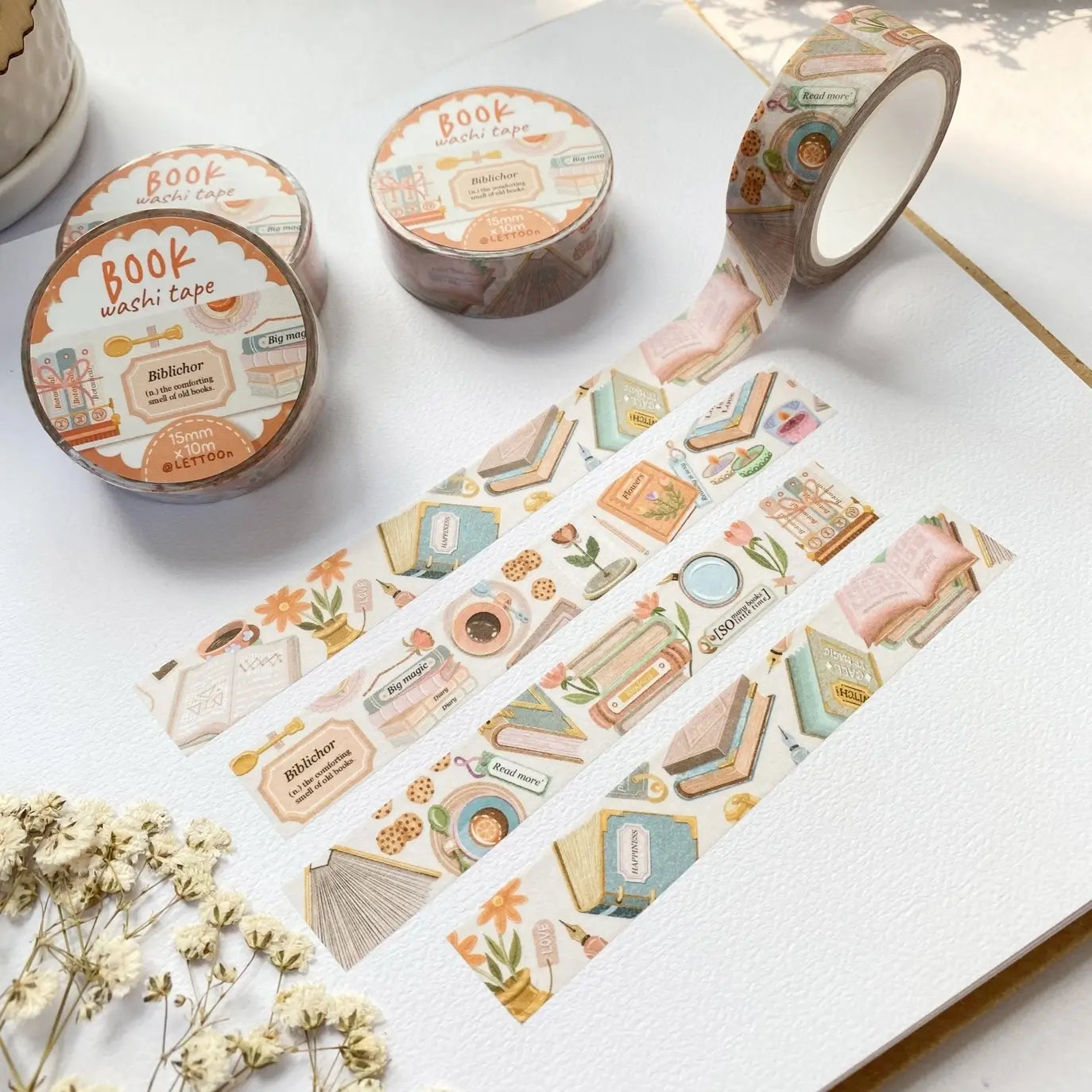 LETTOOn | Book Biblichor Washi Tape