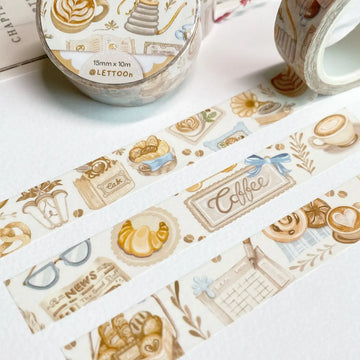 LETTOOn | Cozy Cafe Washi Tape