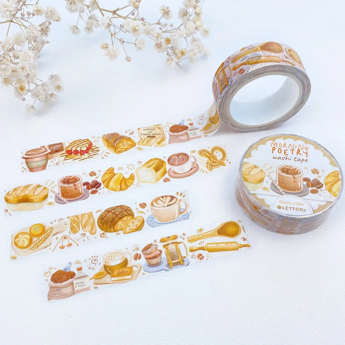 LETTOOn | Morning Poetry Washi Tape 