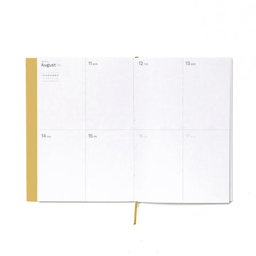 Octagon | Agenda Weekly Planner A5 Camel 2026-2027 (Semanal)