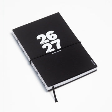 Octagon | Agenda Weekly Planner A5 Black 2026-2027 (Semanal)